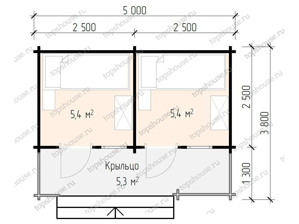 Хозблок (2 в 1) «Нарядный». 5230