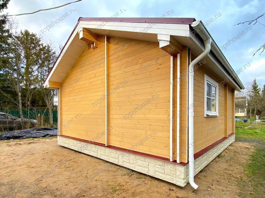 Одноэтажный тёплый дом «Эко-Идеал». 12078