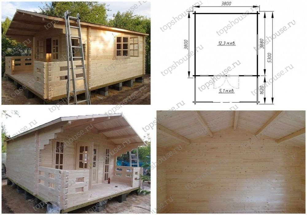Садовый домик эконом класса «Эталон плюс». 1469