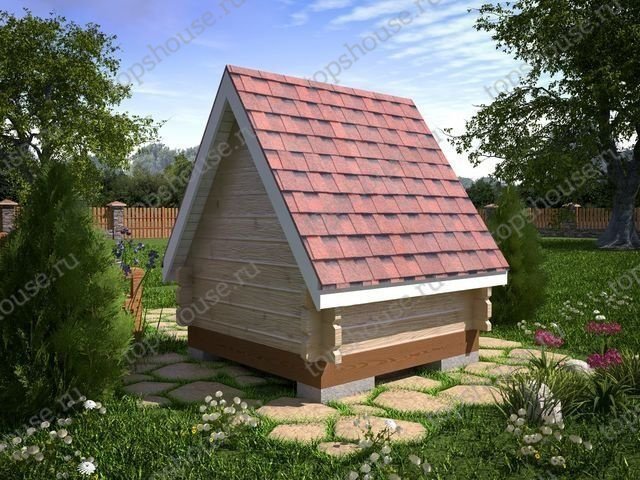 Домик для колодца «Учкудук». 7360