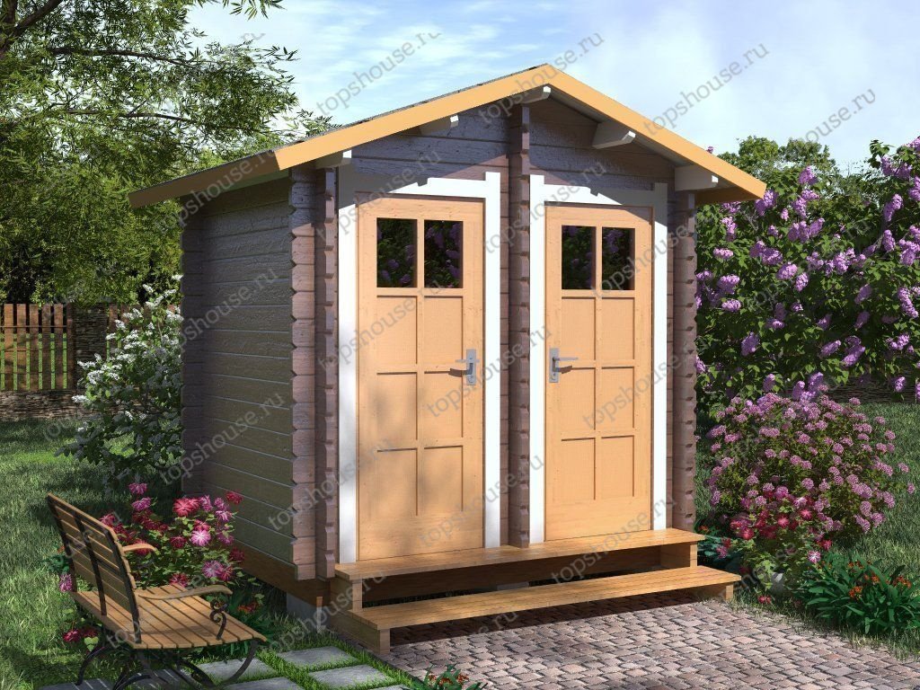 Душ-туалет 2,5 x 2 «Дуэт». 5532