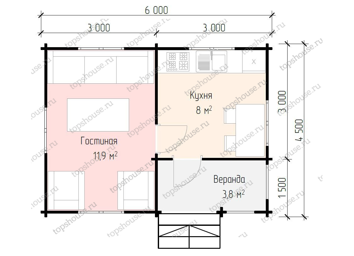 Садовый дом «Летний день». 5194