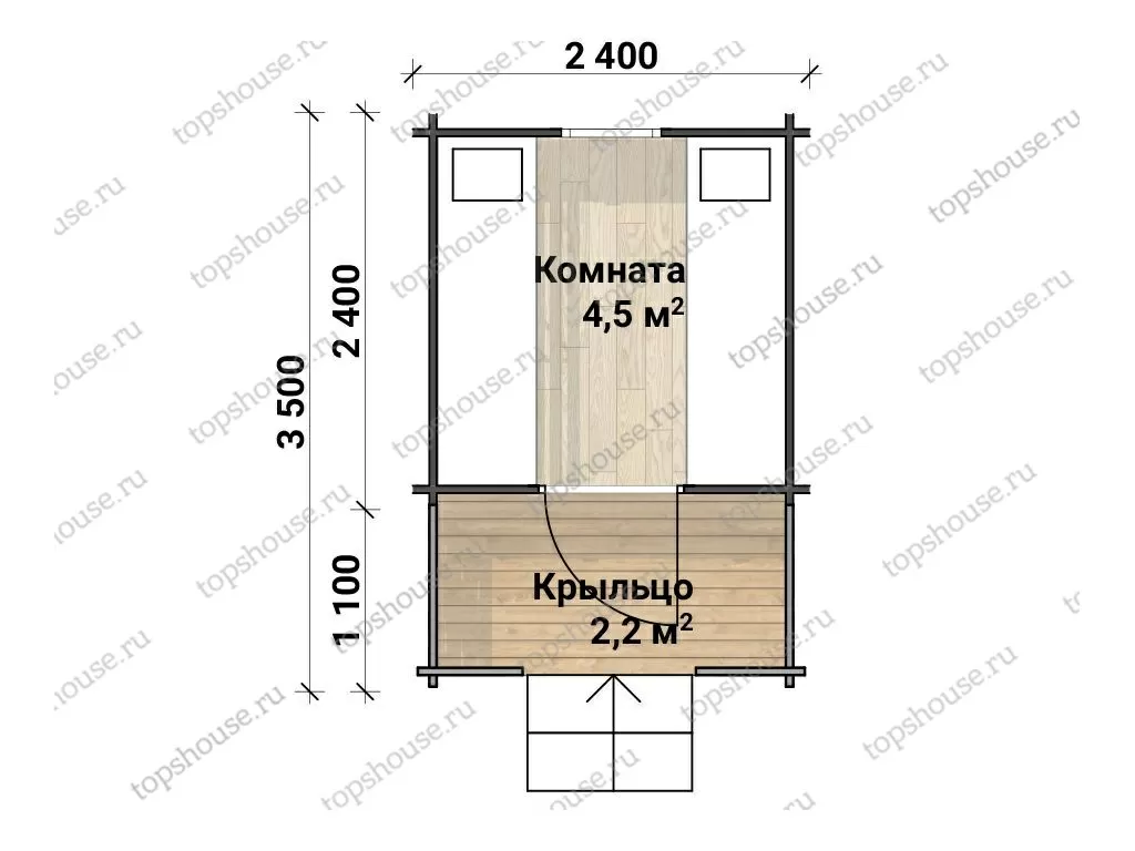 Апи-домик «ХаусХав 2.0» - купить по выгодной цене от производителя  «ТопсХаус» в Москве. Садовые домики