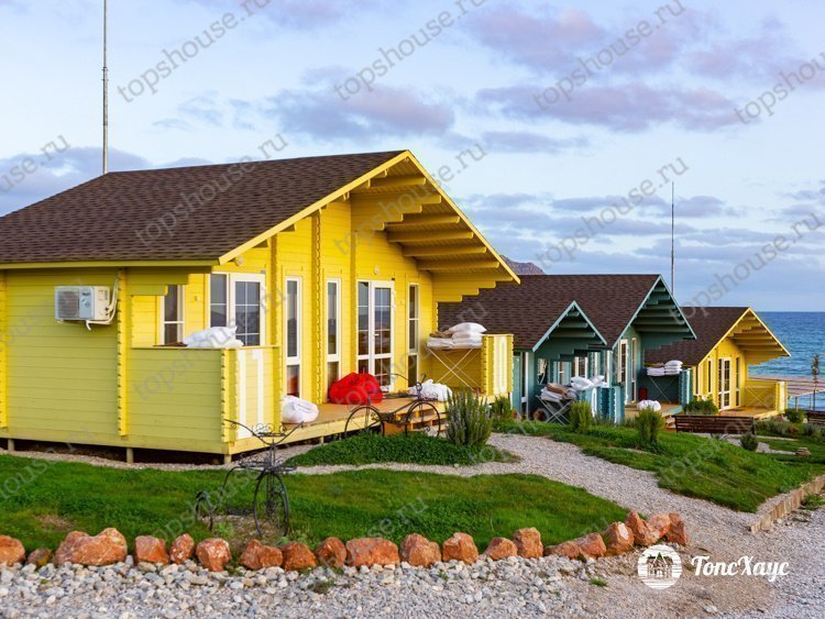 Пляжный дом на две семьи «Счастливы вместе». 11463